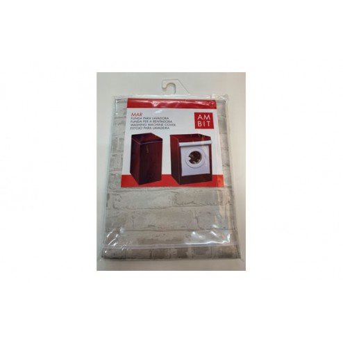 Funda Lavadora Carga Superior Ambit Ladrillo Blanco