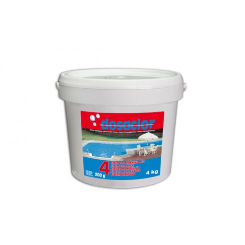 Cloro 4 Efectos Dosaclor 4 Kg Qp Tabletas 200 Gr 
