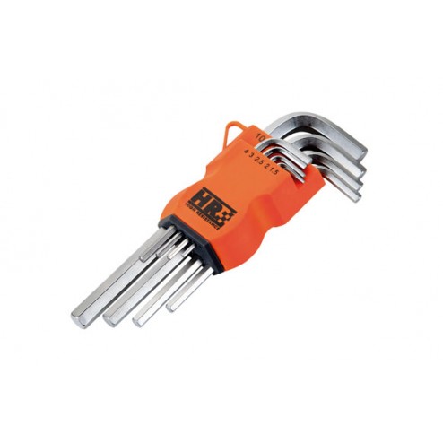 Llave Allen Larga Exagonal Niquelada Jgo 9 Uds 1,5 A 10mm