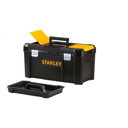 Caja Herramientas Polipropileno Essencial Negra Stanley 48,2x25,4x25 cm