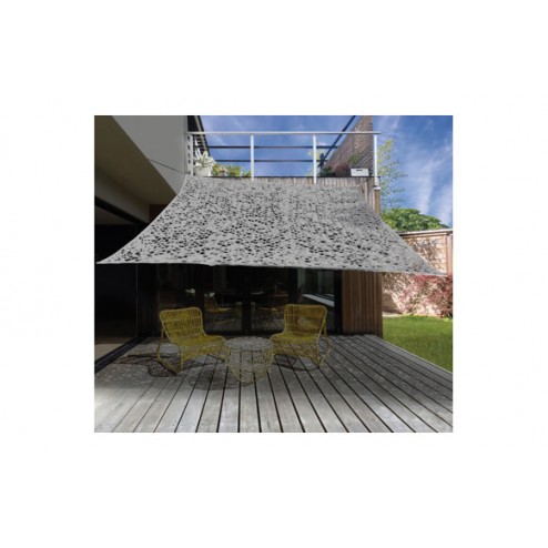 Toldo Poliester Camuflaje Gris Claro 2 X 3 M 