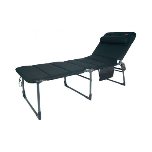 Cama Extraancha Reforzada Aluminio Air Deluxe Crespo Acolchado Negro