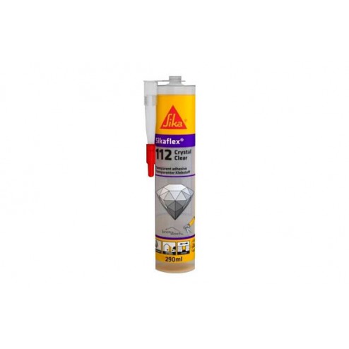 Masilla Sikaflex 112 Crystal Clear C47/12 Sika 290 Gr Transparente
