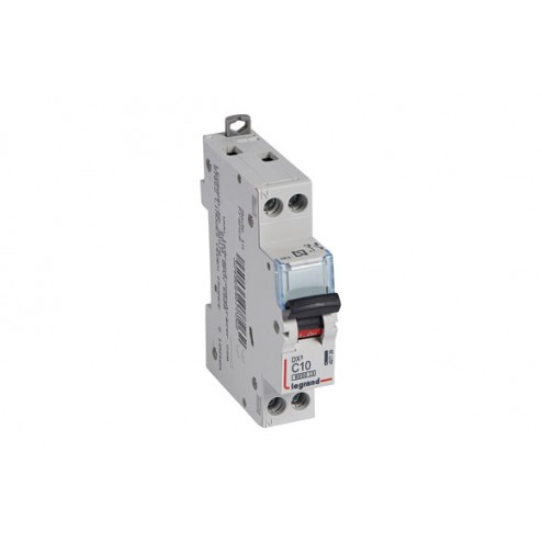Magnetotermico Dx3 P + N C10 1 Modulo Legrand 6/10Ka-P/Negra