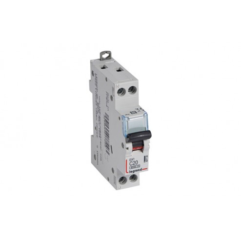 Magnetotermico Dx3 P + N C20 1 Modulo Legrand 6/20Ka-P/Negra