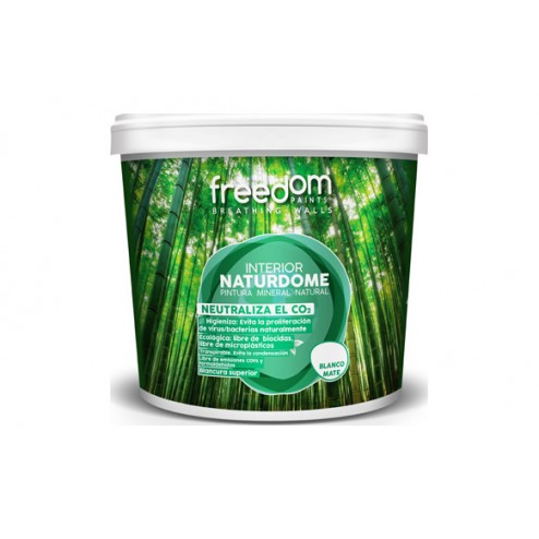 Pintura Mineral Natural Blanco Mate Interior Freedom 12L BLANCO MATE