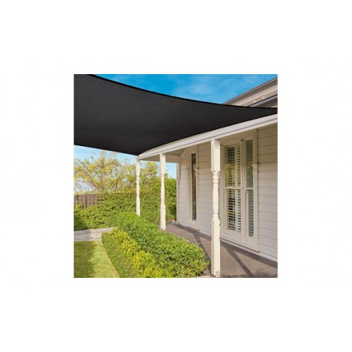 Toldo Vela Sombreo 'Everyday Sail' Rectangular Colaroo 5x3m Grafito 205gr 'Coolaroo'