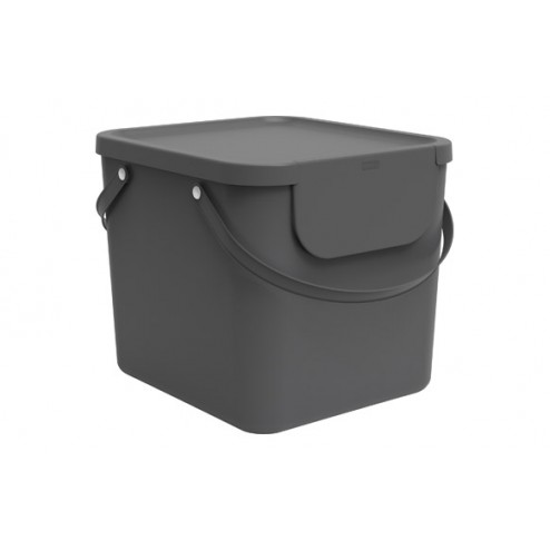 Cubo Reciclaje Apilable Albula 40l Gris