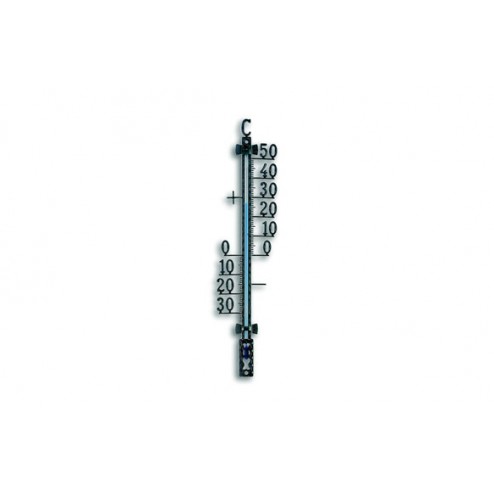 Termómetro Atmosférico Exterior Metal Negro 12,5001,01
