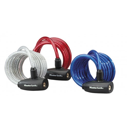 Antirrobo Cable Espiral Diam.8mm 180 cm Llave