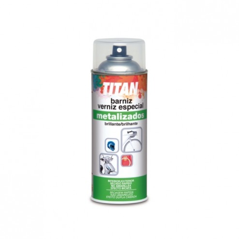 Barniz Para Metales Spray Titan 200 ml Transparente