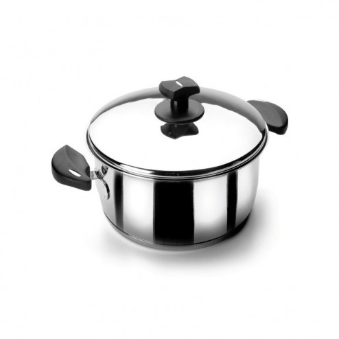 Cazuela con Tapa Inox Ladycor 22 cm Nova