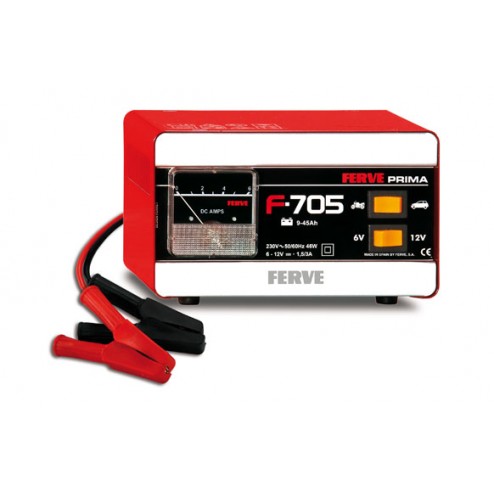Cargador Bateria Prima Ferve 6V/12V 1,5-3A