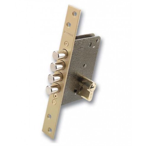 Cerradura Seguridad Latón Llave Sola Ezcurra 701B/50-Ds15/70D