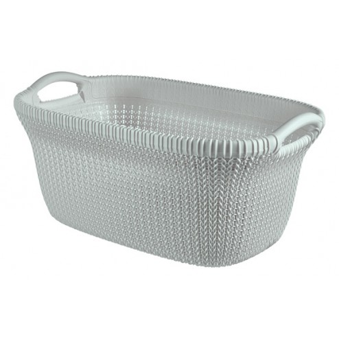 Cesta Ropa Knit Basket 40 L Azul Bruma