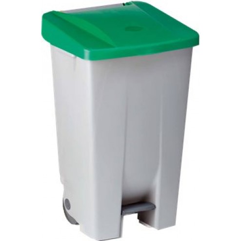 Contenedor Selectivo Verde Pedal y Ruedas Denox 120 L 