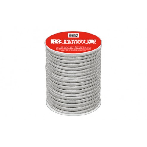 Cuerda Elastica Poliester/Latex Diam.6mm Kylate 50m Blanco