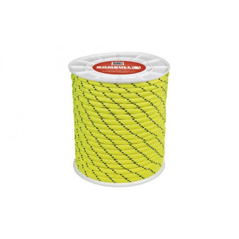 Cuerda Poliester Trenzado con Alma Diam.10mm Kylate 15m Amarillo Fluorescente