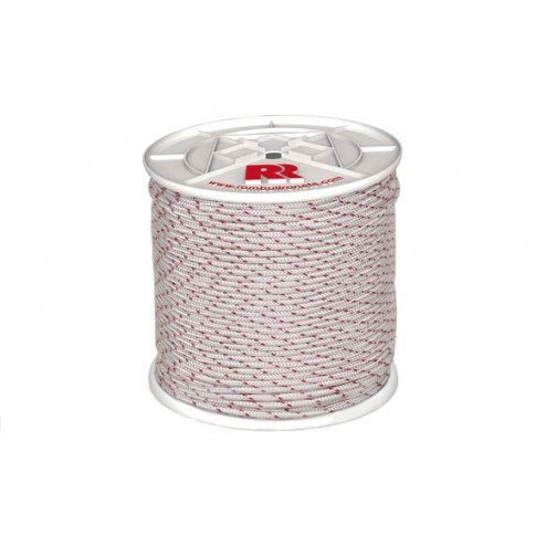 Cuerda Poliester Arranque Motores Blanco Diam.4mm 25m 