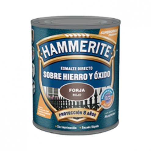 Esmalte Sobre Hierro y Oxido Liso Hammerite 250 ml Verde Oscuro