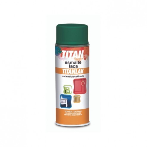 Esmalte Satinado Titanlak Spray Titan 200 ml Blanco