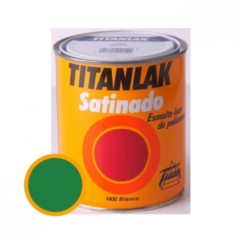Esmalte Satinado Titanlak 1426 Titan 750 ml Verde Pradera
