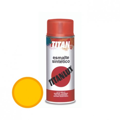 Esmalte Sintético Spray Titan 400 ml Amarillo Real