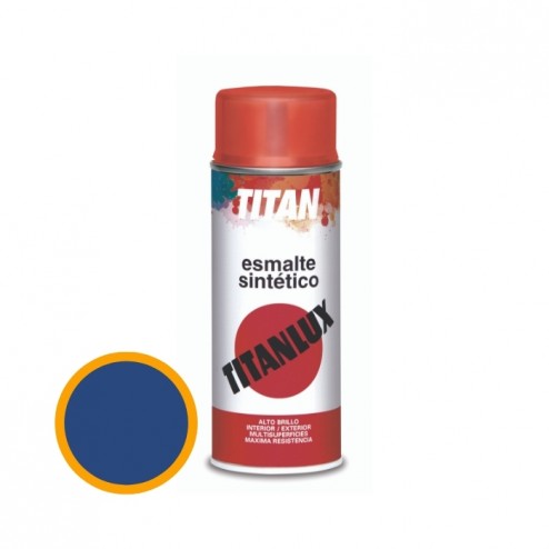 Esmalte Sintético Spray Titan 400 ml Azul Marino