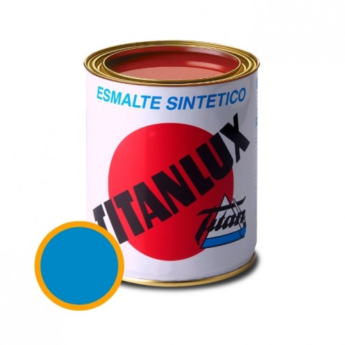 Esmalte Sintético Brillo 539 Titanlux 750 ml Azul Luminoso