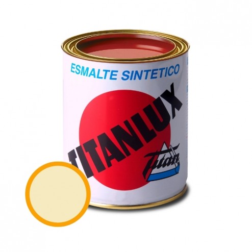 Esmalte Sintético Brillo 528 Titanlux 750 ml Marfil