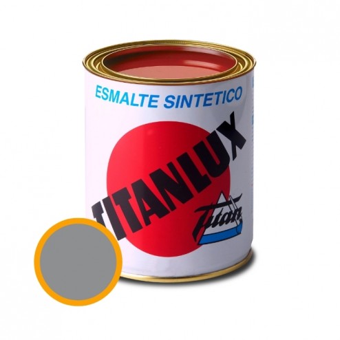 Esmalte Sintético Brillo 520 Titanlux 375 ml Plata