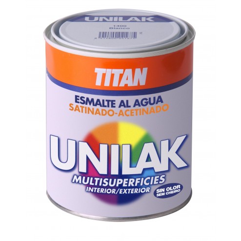Esmalte Unilak Satinado Titan 750 ml Blanco