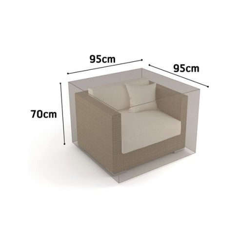 Funda Sillon 1 Plaza Vison Nortene 95x95 H 70