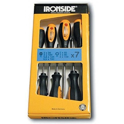 Destornillador Juego 5 Piezas Ironside Bocas Pz / Tx