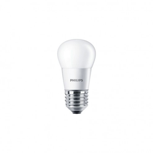 Lampara Led Esferica Philips E27 5,5W Calida