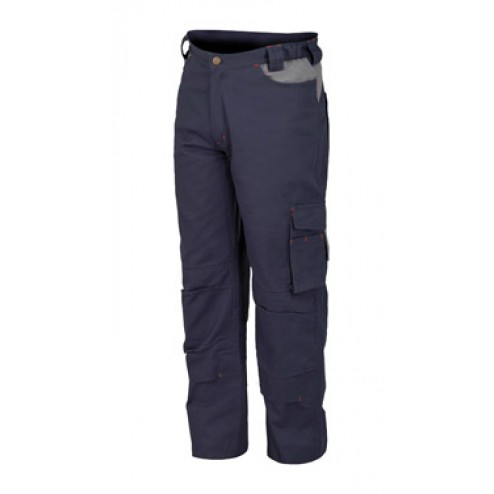 Pantalon Stretch Monocolor Issa Azul T Xl 