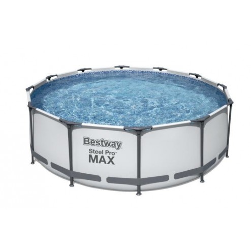 Piscina desmontable tubular Bestway Steel Pro MAX 366x100cm con filtro de cartucho