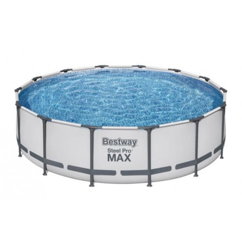 Piscina desmontable tubular Bestway Steel Pro Max 427x107cm con filtro de cartucho