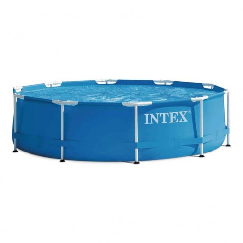 Piscina desmontable tubular Intex Metal Frame 305x76cm con filtro de cartucho