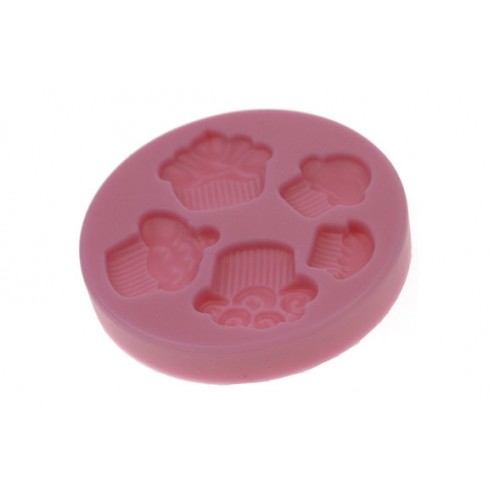 Plantilla Silicona Fondant Cup Cakes