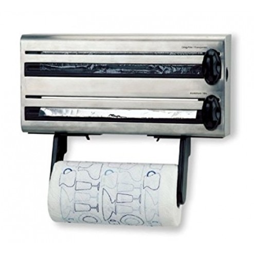 Portarrollos Cocina Triple Inox