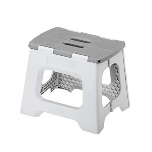 Taburete Plegable Gris Vigar 27 cm
