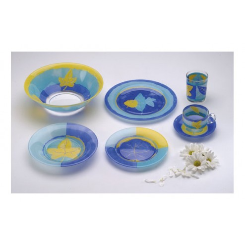 Taza con Plato Bio Turquesa Juego 6 Unidades