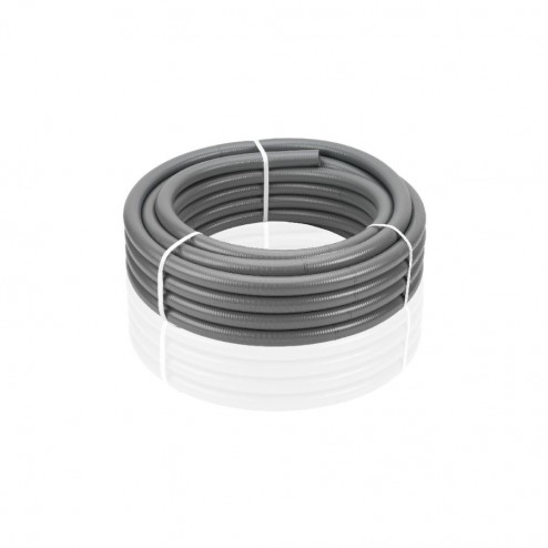Tubo Flexible Evacuacion Pvc Gris Diam.50mm 1,5m