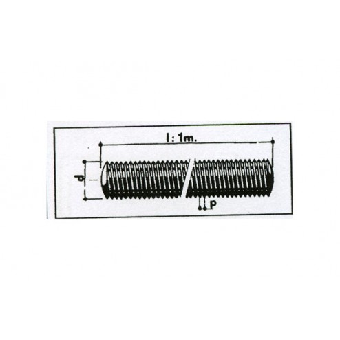 Varilla Roscada Latón M 14