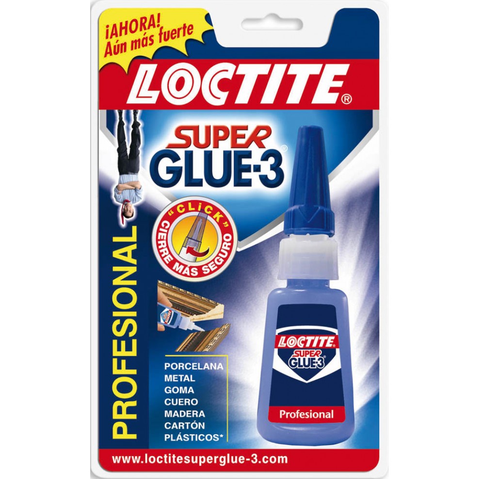 Adhesivo instantáneo loctite super glue-3 3 gr. - Ferreteria Puig