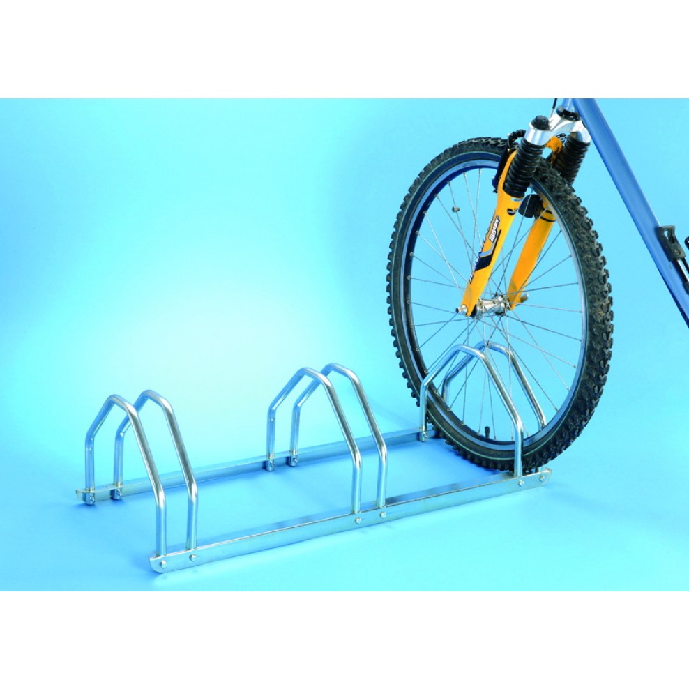 ⇒ Soporte suelo mottez para 3 bicicletas 72x33cm ▷ Precio
