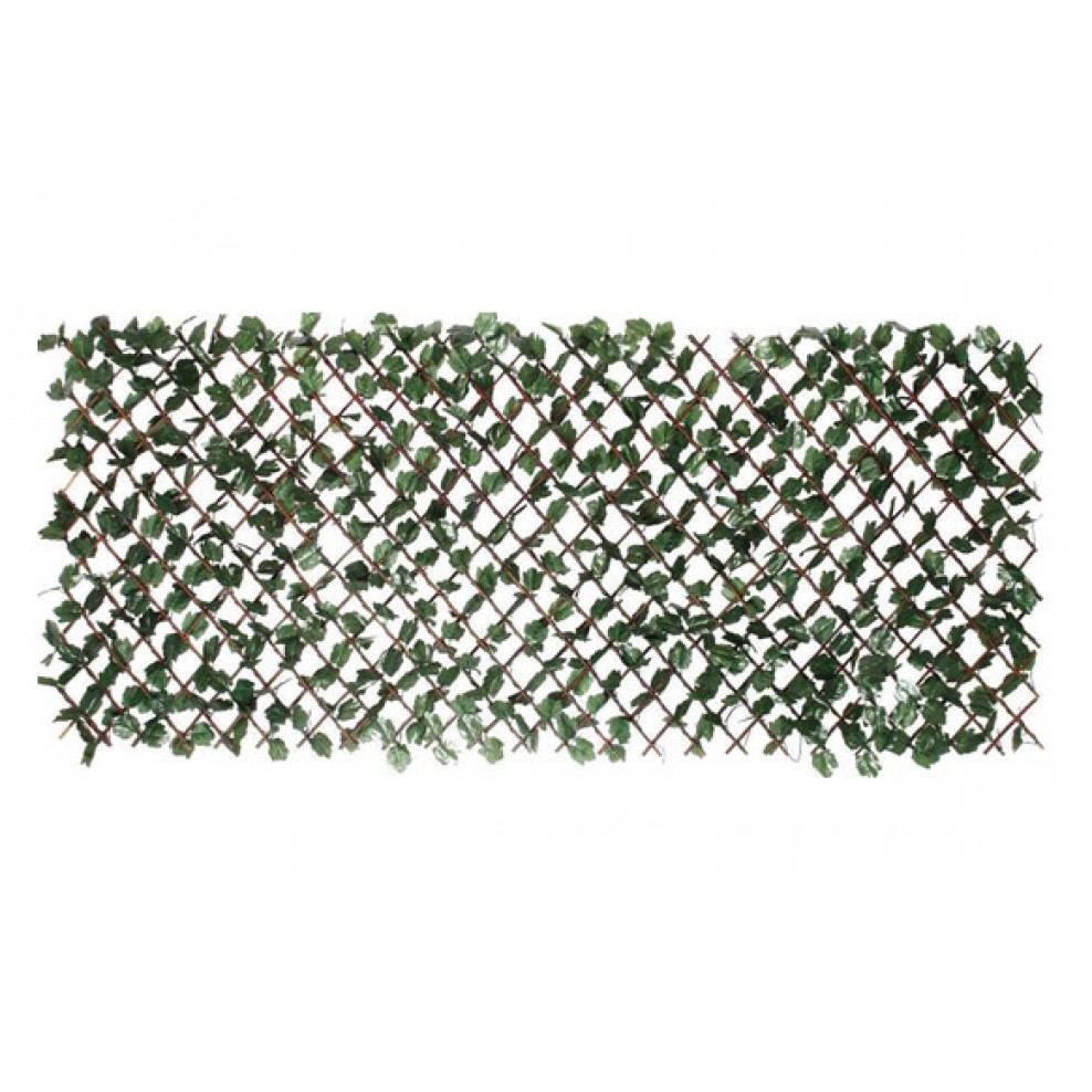 Celosía extensible de mimbre con hojas Nort Trelliwillow Liana 1x2m — Brycus