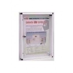 Panel de Anuncios Horizontal 2 Folios Btv Blanco