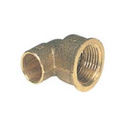 Codo Hembra 90Gcu Latón 1/2x15